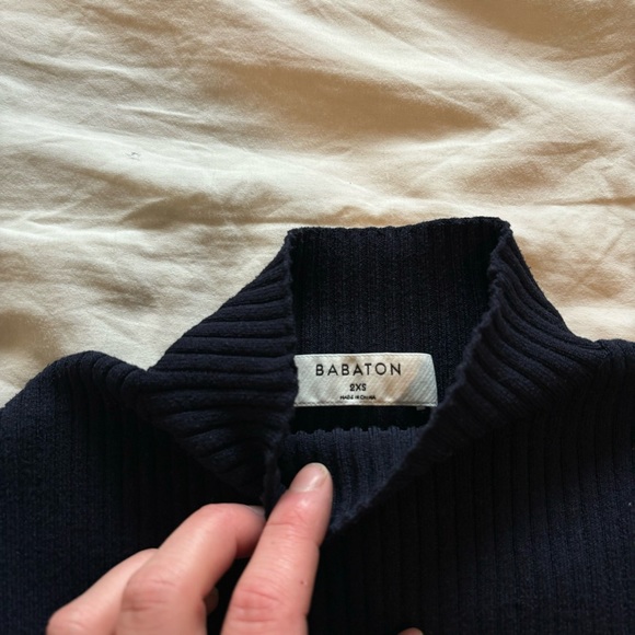 SOLD Babaton Sculpt Knit Tie Back Top - Picture 2 of 8